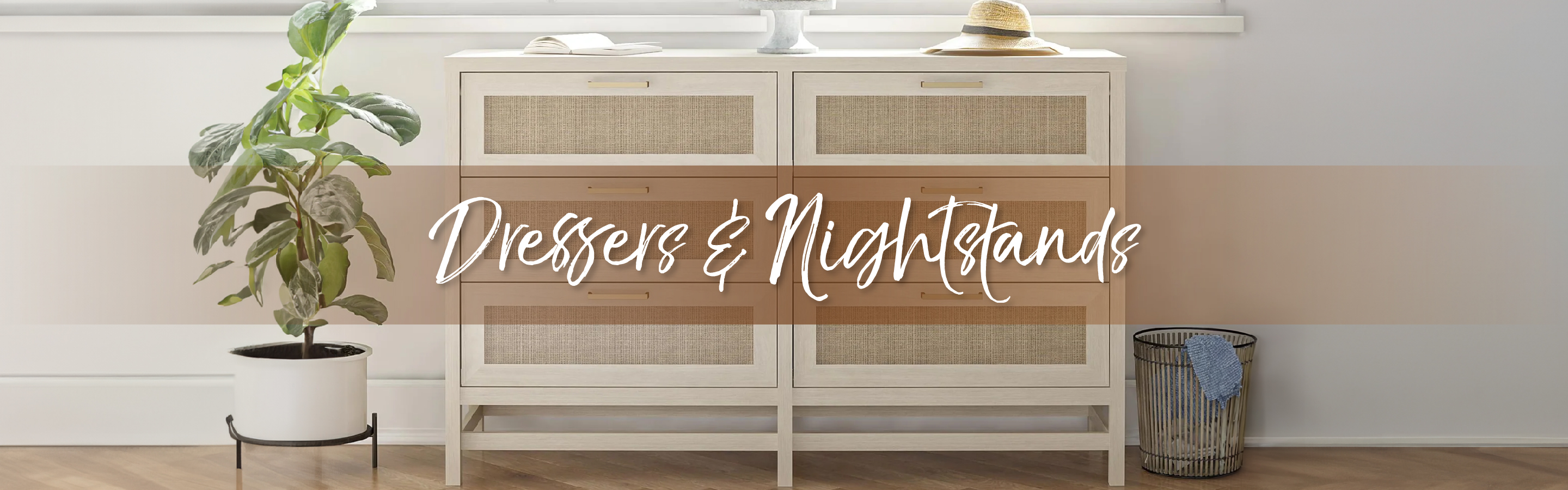 Nightstand deals dresser combo