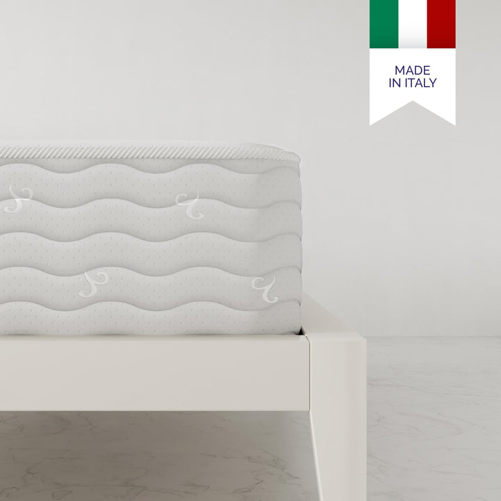 Contour 8 Inch Reversible Mattress with Independantly Encased Coils - White - Full