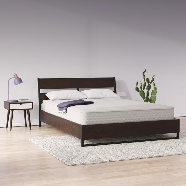 Contour 8 Inch Reversible Mattress with Independantly Encased Coils - White - Full