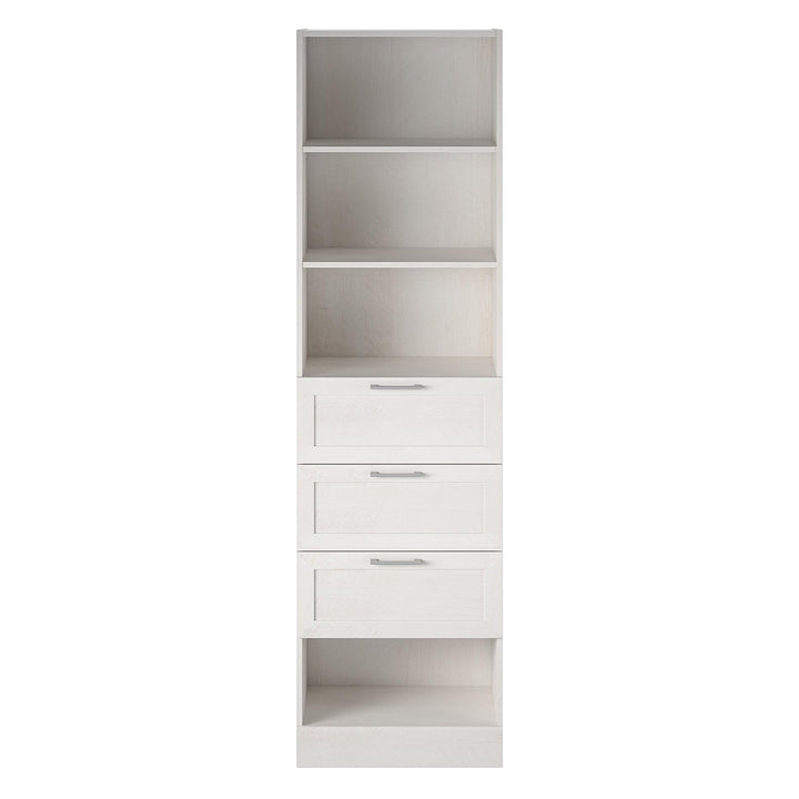 Eiler 3 Drawer Modular Closet Unit - Ivory Oak