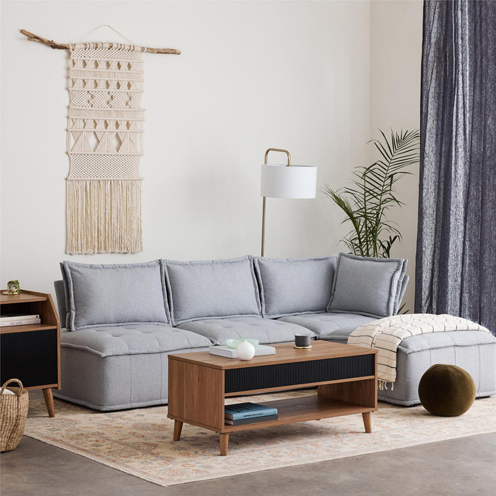 Darcy Ottoman for Modular Sectional Sofa - Gray