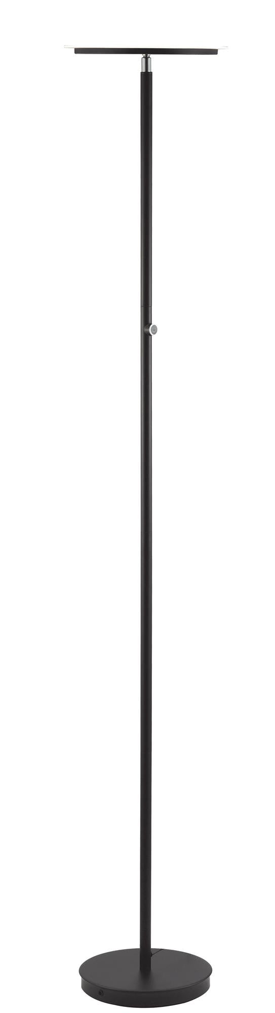 Massey Metal Pole with Round Base Touch Floor Lamp - N/A