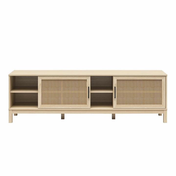 Cane TV Stand for TVs up to 85" - Spring PIne