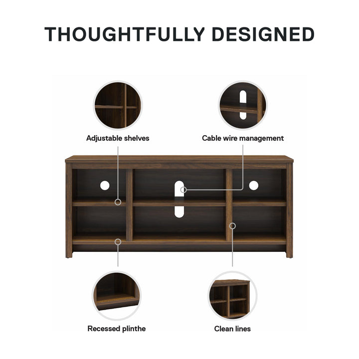 Parsons TV Stand for TVs up to 50" - Columbia Walnut