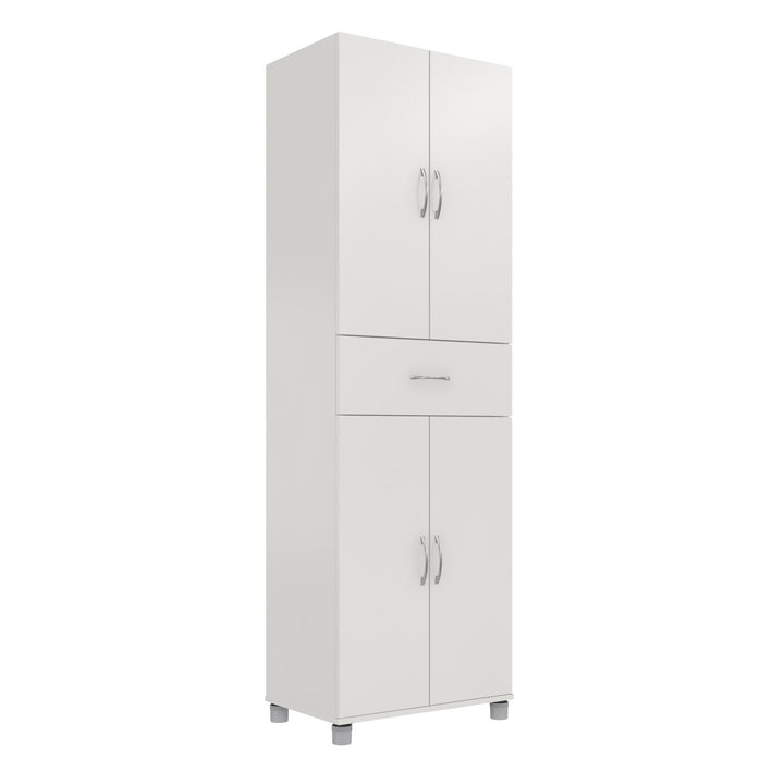 Basin 23.5 Inch Closed Storage Cabinet - White
