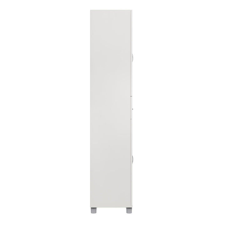 Basin 23.5 Inch Closed Storage Cabinet - White