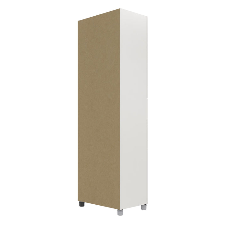 Basin 23.5 Inch Closed Storage Cabinet - White