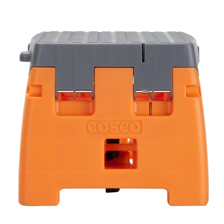 1 Step Plastic Folding Step Stool with 300 lb Weight Capacity - Orange
