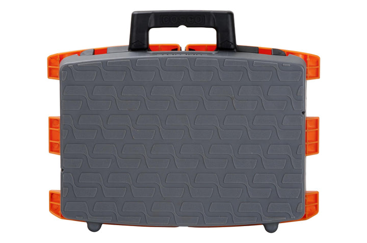 1 Step Plastic Folding Step Stool with 300 lb Weight Capacity - Orange