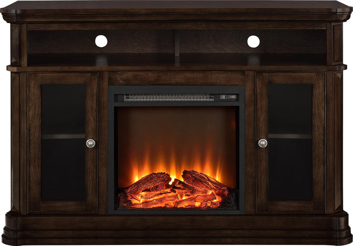 Brooklyn Electric Fireplace TV Console for TVs up to 50 Inch - Espresso