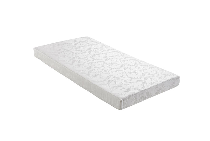 Value 6 Inch Twin Polyester Filled Mattress with Jacquard Cover - White - Twin