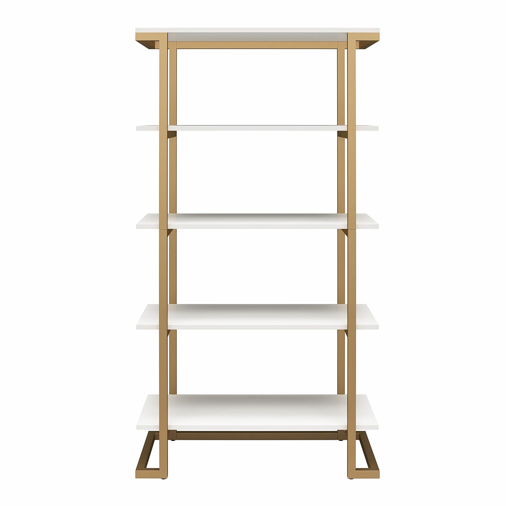 Camila 5 Shelf Bookcase by CosmoLiving Organize in Style RealRooms