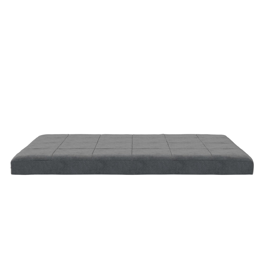Willow 6 Inch Full Size Quilted Microfiber Futon Mattress - Gray - Full