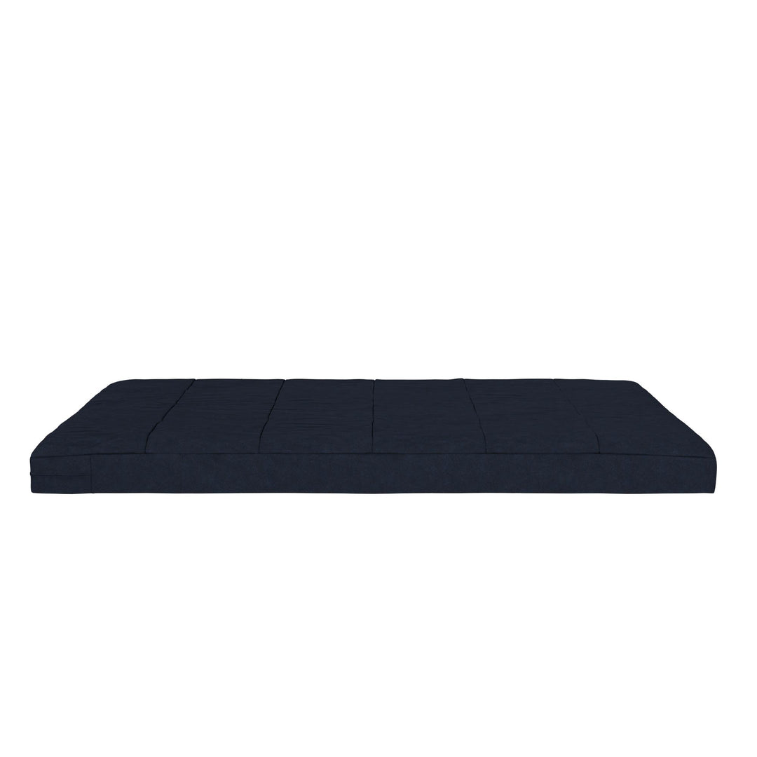 Soren 6 Inch Quilted Microfiber Futon Mattress - Blue - Full