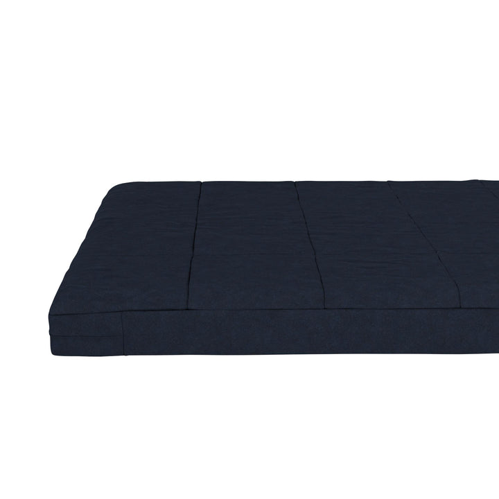 Soren 6 Inch Quilted Microfiber Futon Mattress - Blue - Full