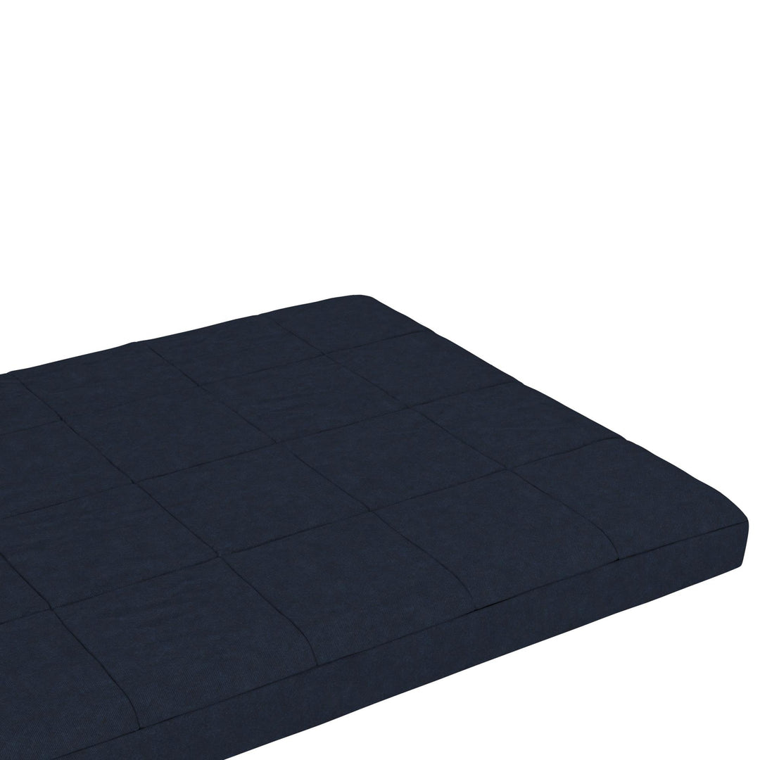 Soren 6 Inch Quilted Microfiber Futon Mattress - Blue - Full