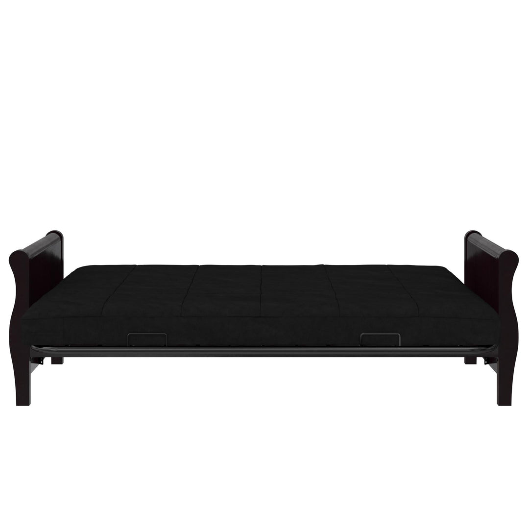 Lexi 6 Inch Quilted Futon Mattress - Black - Full