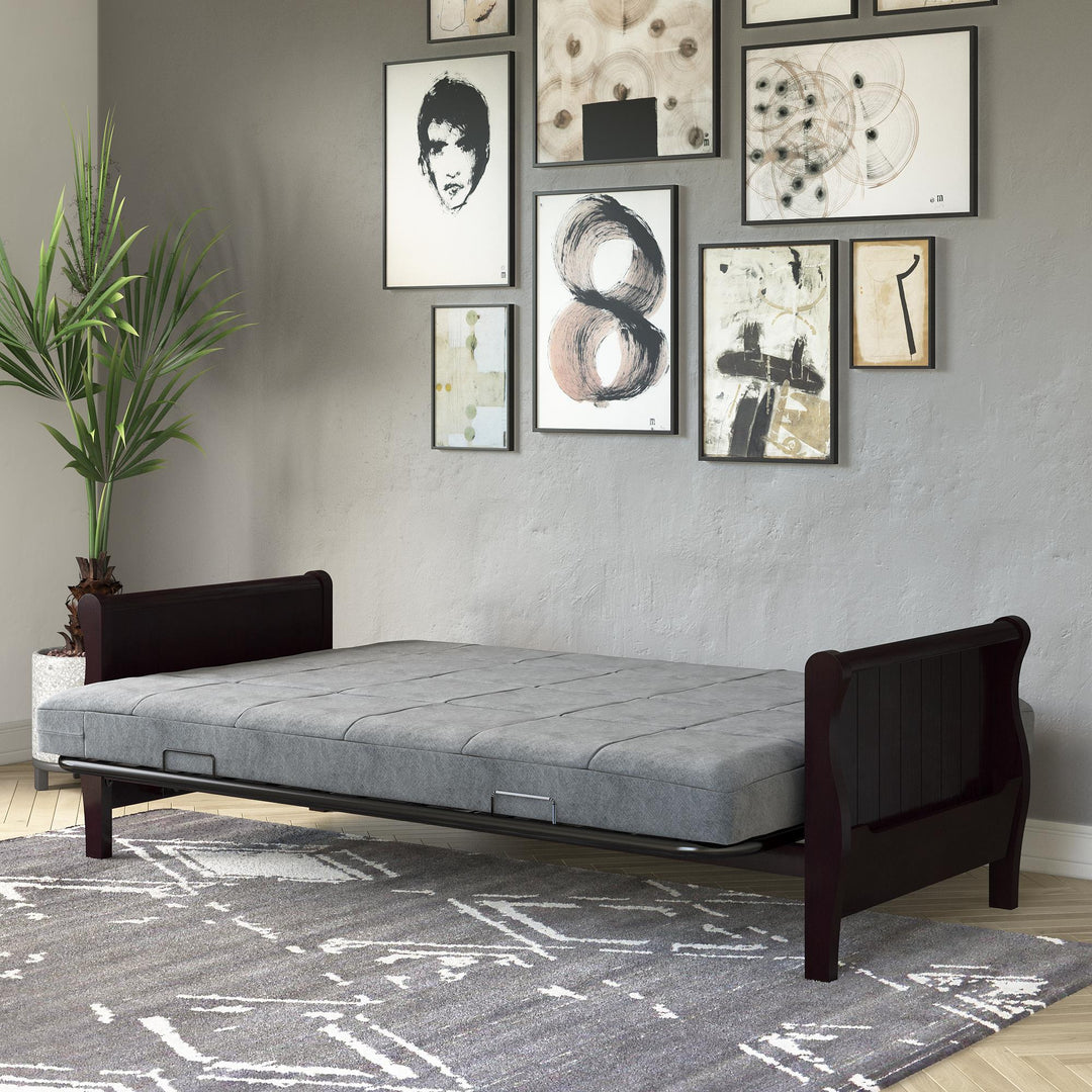 Soren 6 Inch Quilted Microfiber Futon Mattress - Gray - Full