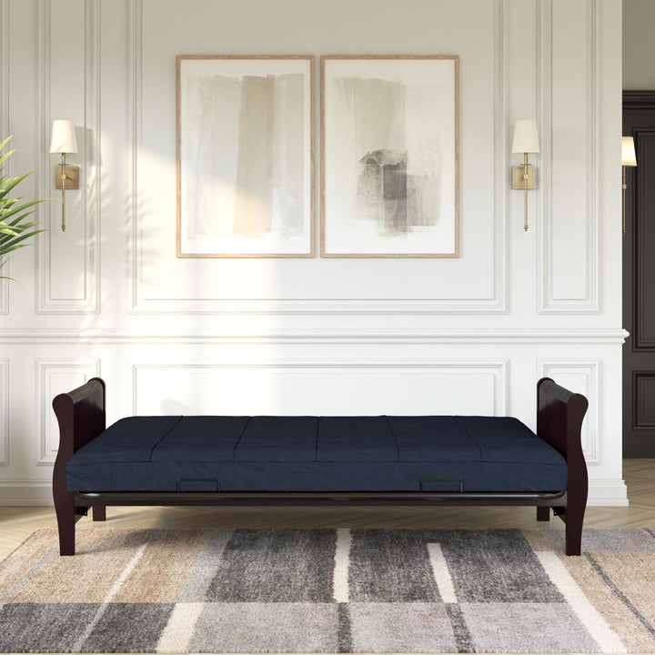 Lexi 6 Inch Quilted Futon Mattress - Blue - Full