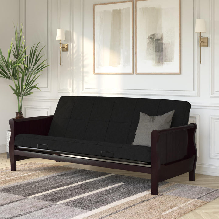 Lexi 6 Inch Quilted Futon Mattress - Black - Full