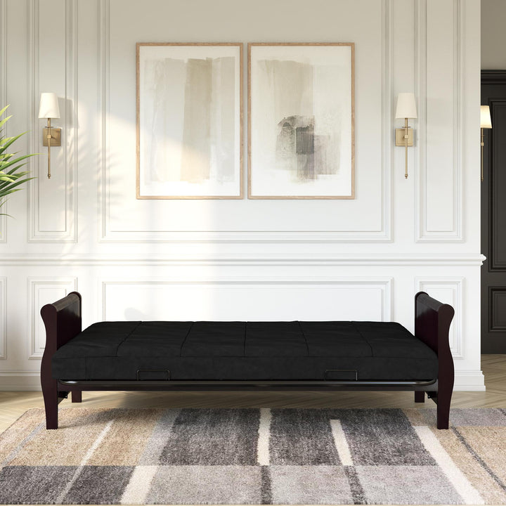 Lexi 6 Inch Quilted Futon Mattress - Black - Full