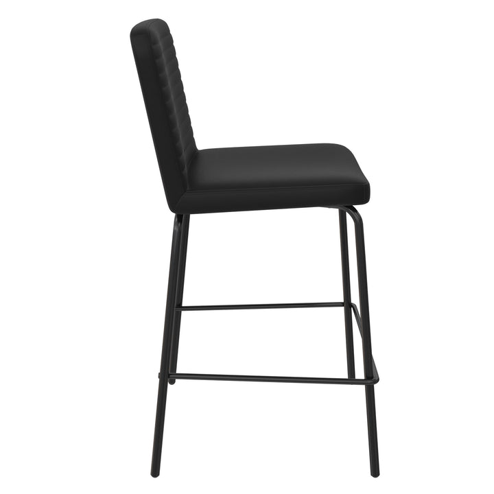 Wynn 24" Counter Height Bar Stool - Black