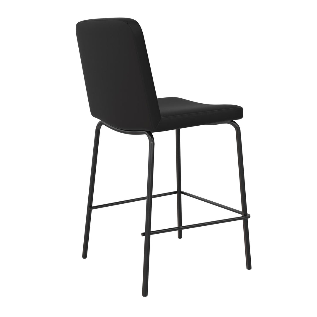 Wynn 24" Counter Height Bar Stool - Black