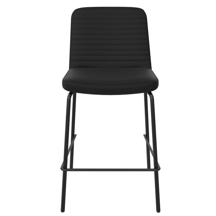 Wynn 24" Counter Height Bar Stool - Black