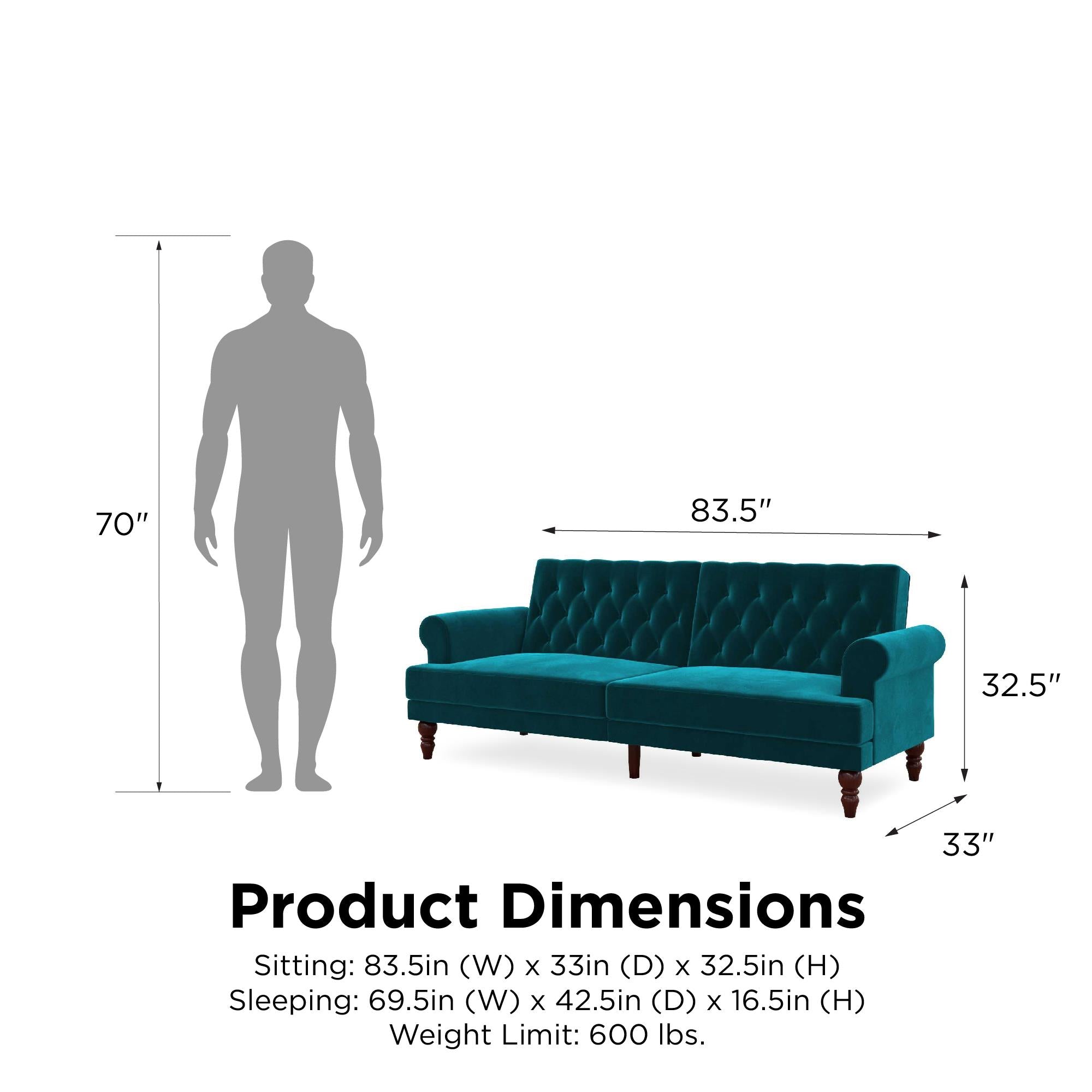Cassidy Upholstered Futon
