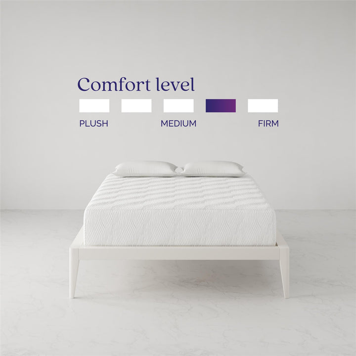 Memoir 12 Inch Memory Foam Mattress Relieves Pressure Points - White - Full