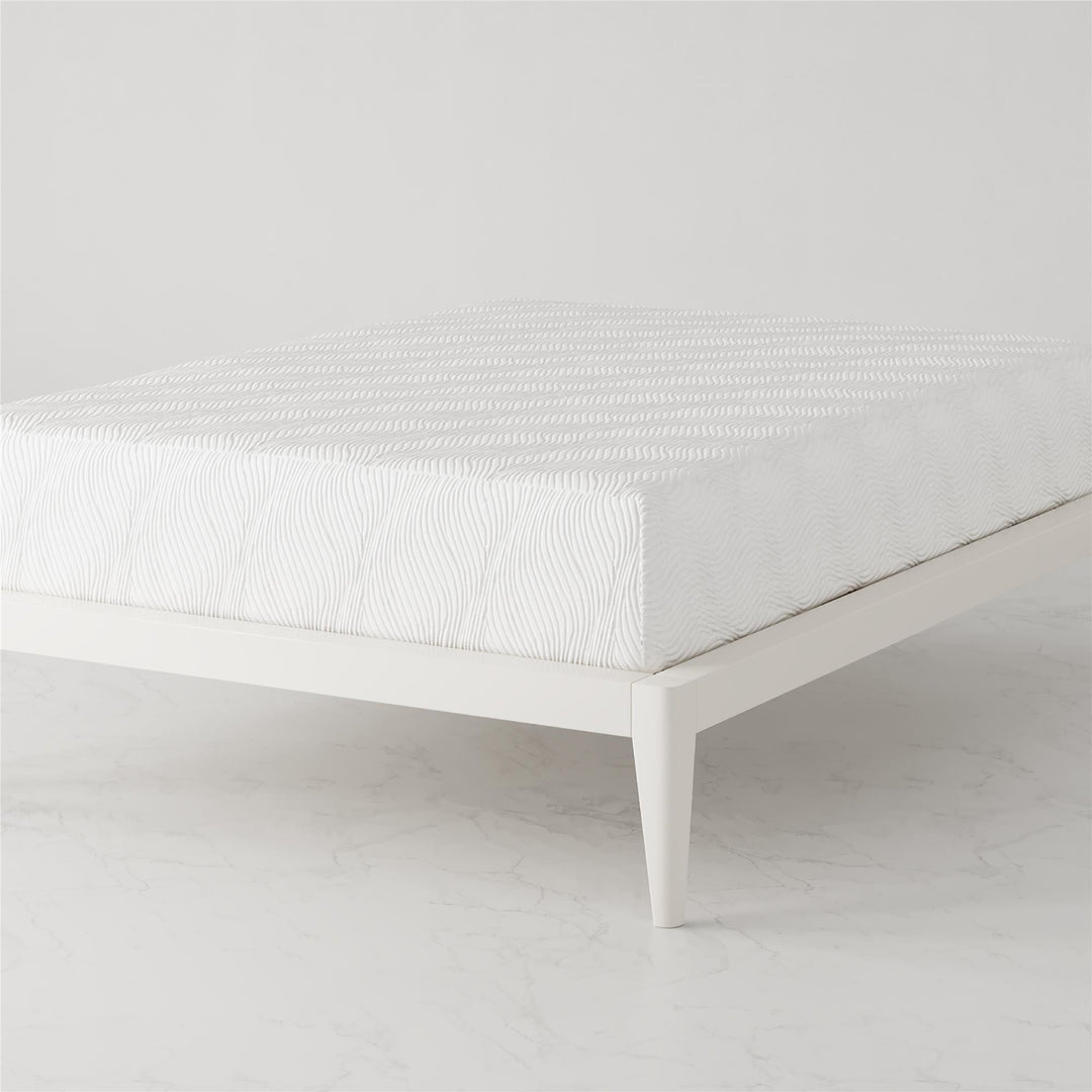 Memoir 12 Inch Memory Foam Mattress Relieves Pressure Points - White - Full