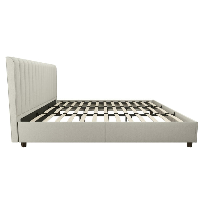 Best Brittany upholstered bed online -  Gray 