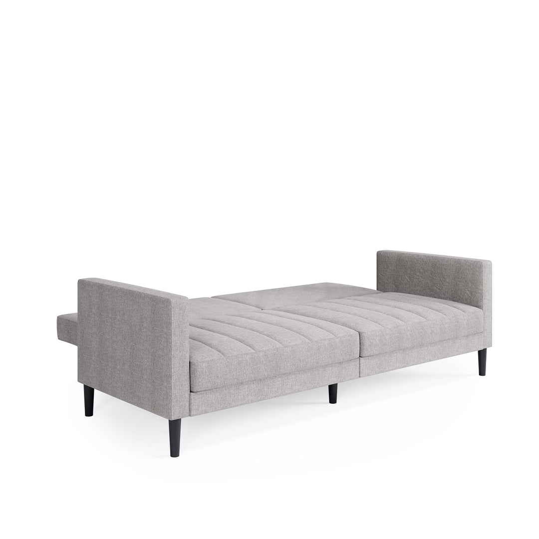 DHP Farnsworth Upholstered Futon Sofa - Light Gray