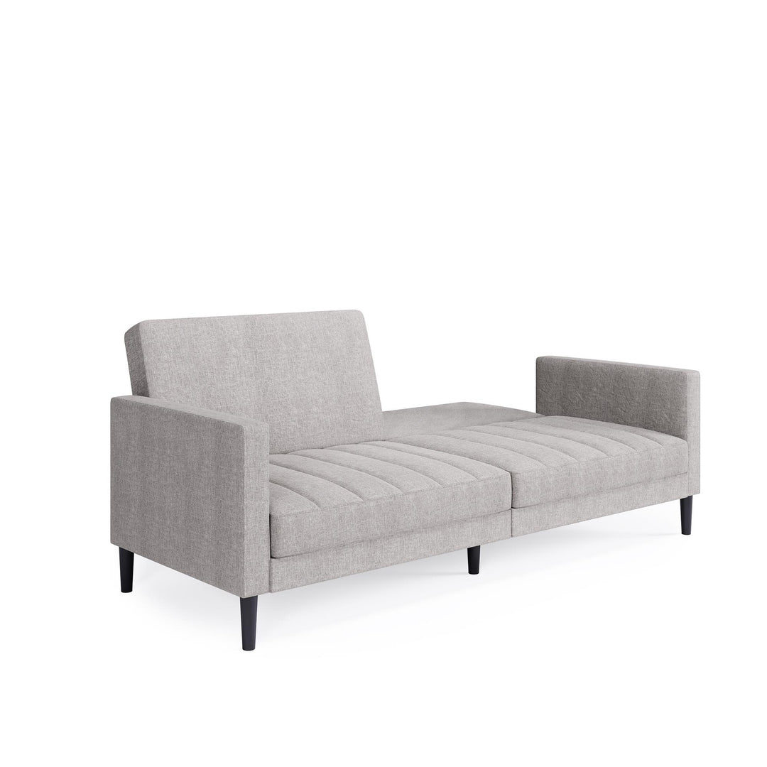 DHP Farnsworth Upholstered Futon Sofa - Light Gray