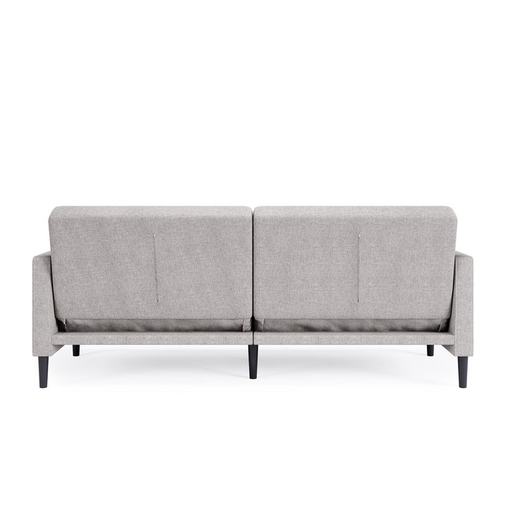 DHP Farnsworth Upholstered Futon Sofa - Light Gray