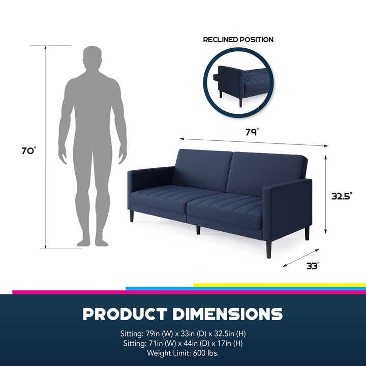 Farnsworth Futon - Navy