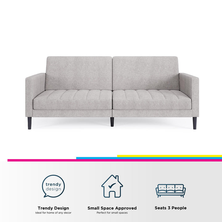 Farnsworth Futon - Light Gray