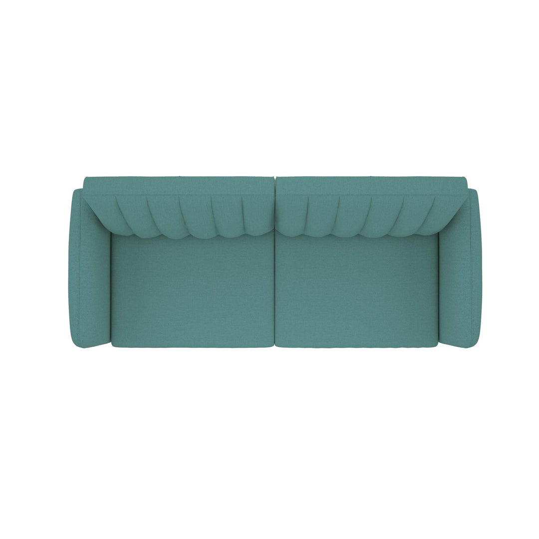 Buy Brittany futon with armrests -  Teal