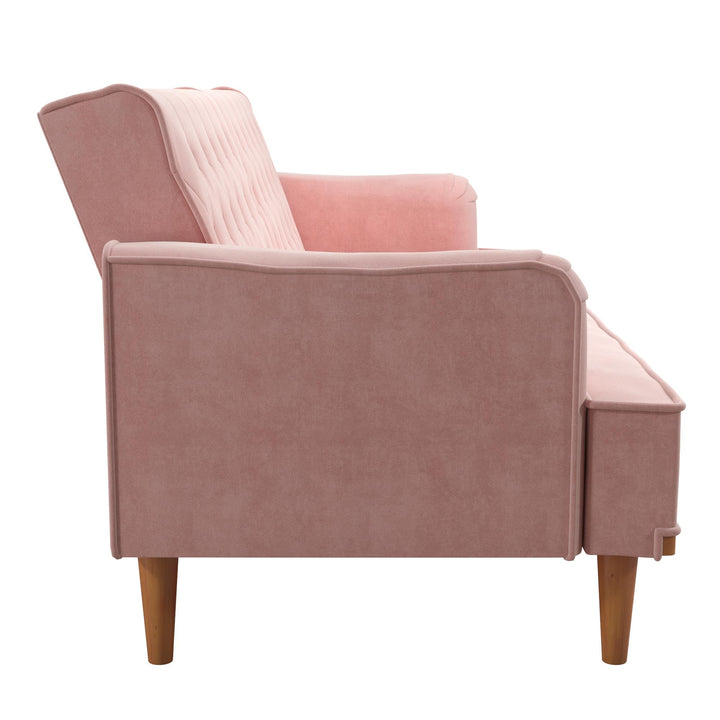 Stella Vintage Coil Futon - Pink