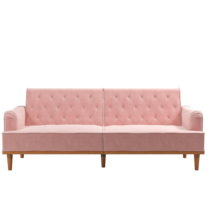 Stella Vintage Coil Futon - Pink