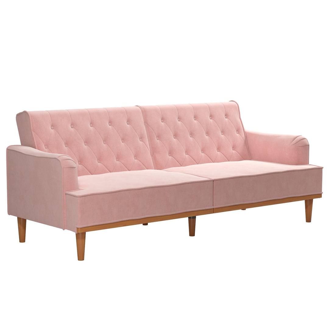 Stella Vintage Coil Futon - Pink