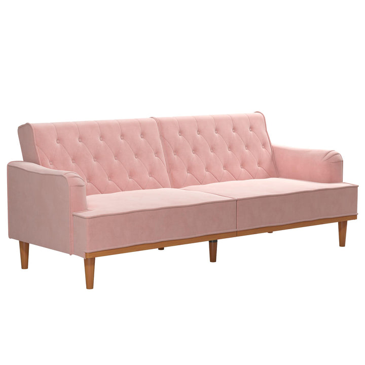 Stella Vintage Coil Futon - Pink