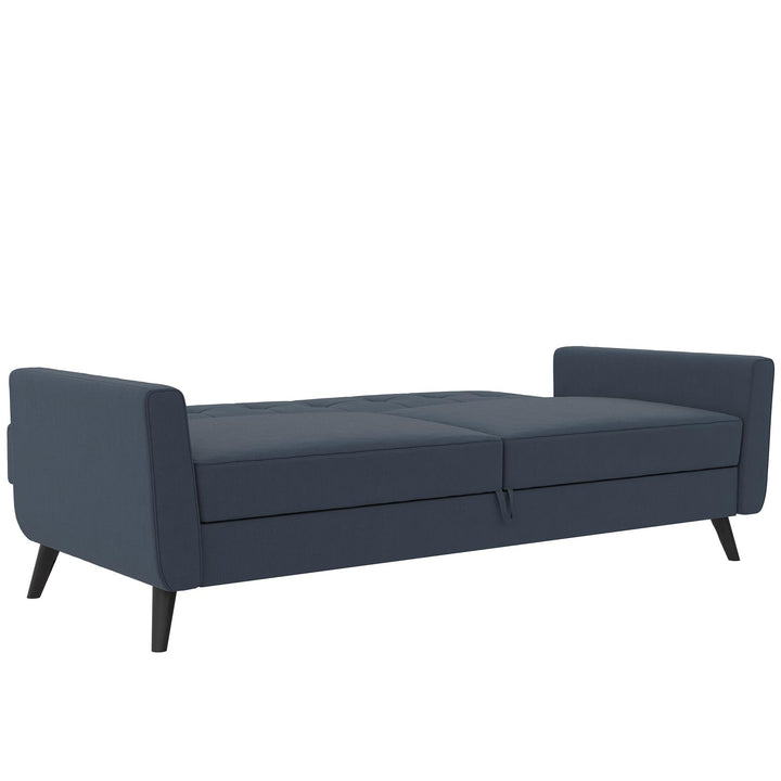 Parker Futon with Storage - Blue