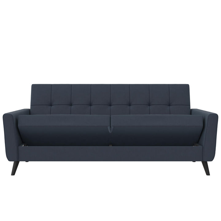 Parker Futon with Storage - Blue