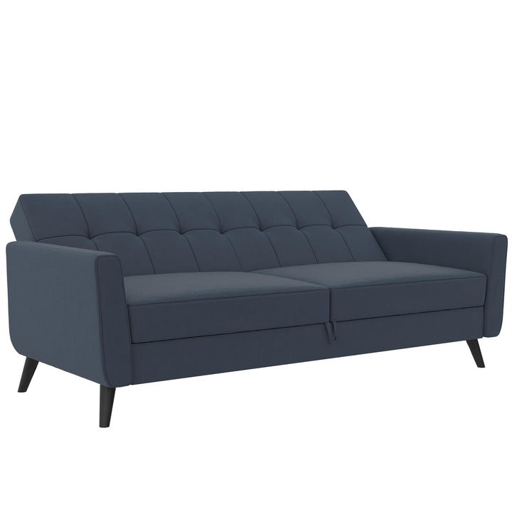 Parker Futon with Storage - Blue