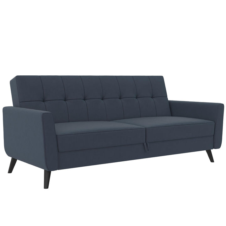 Parker Futon with Storage - Blue