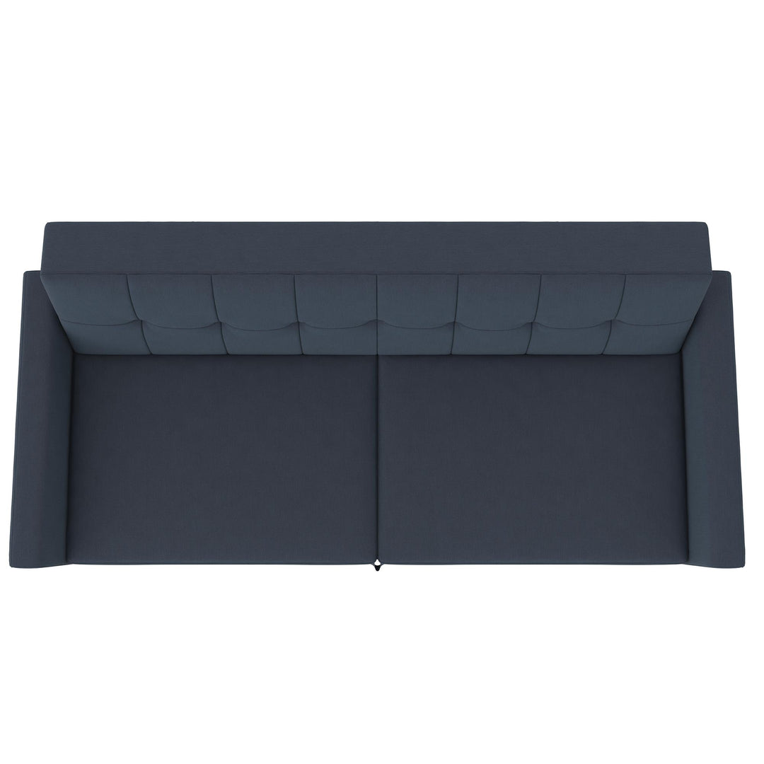 Parker Futon with Storage - Blue