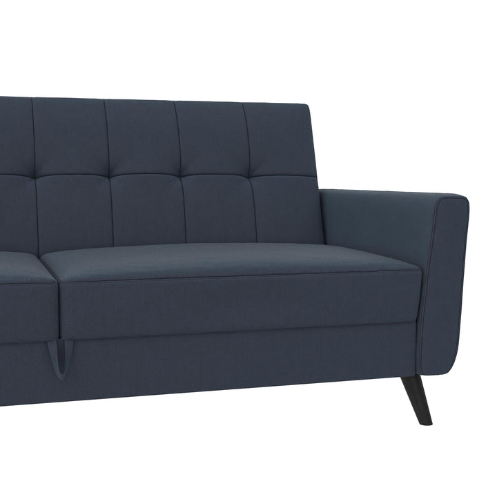 Parker Futon with Storage - Blue