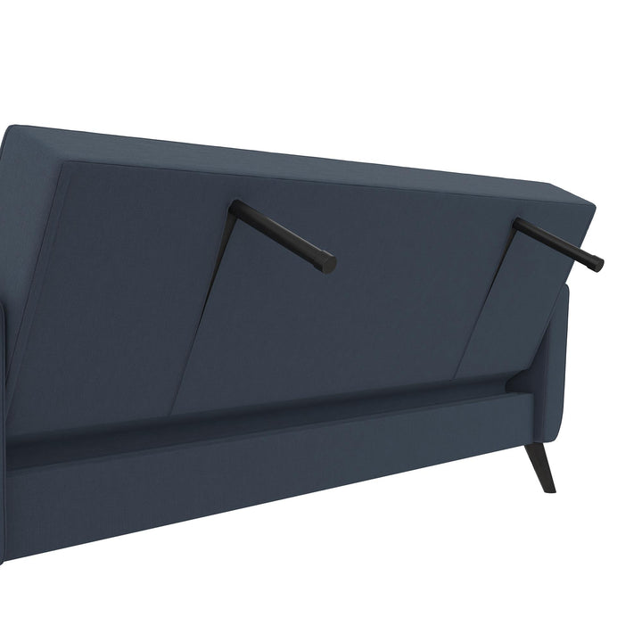 Parker Futon with Storage - Blue