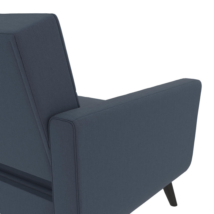 Parker Futon with Storage - Blue